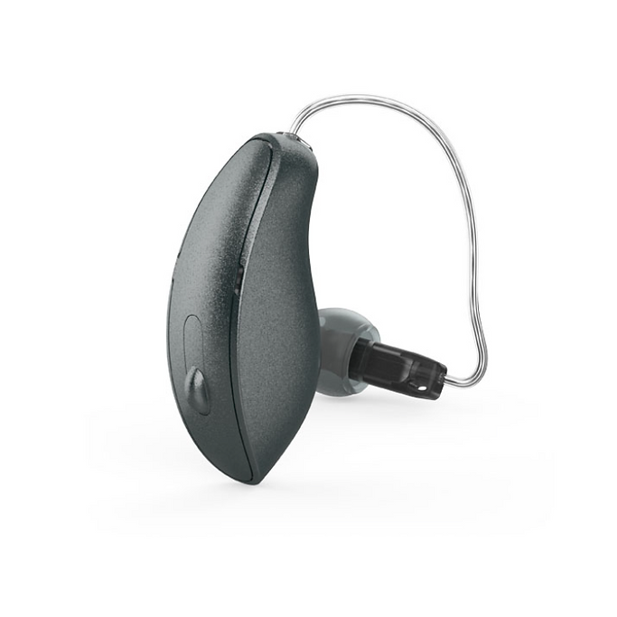 Starkey Omega AI 24 Hearing Aids - Graphite Grey