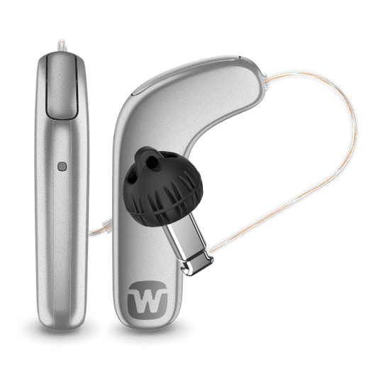 Widex Smartric 440 Hearing Aid – Silver Grey