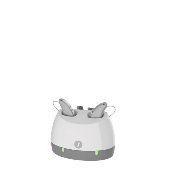 Signia Standard RIC Desktop Charger For AX, IX & BiCore R Li Hearing Aids.